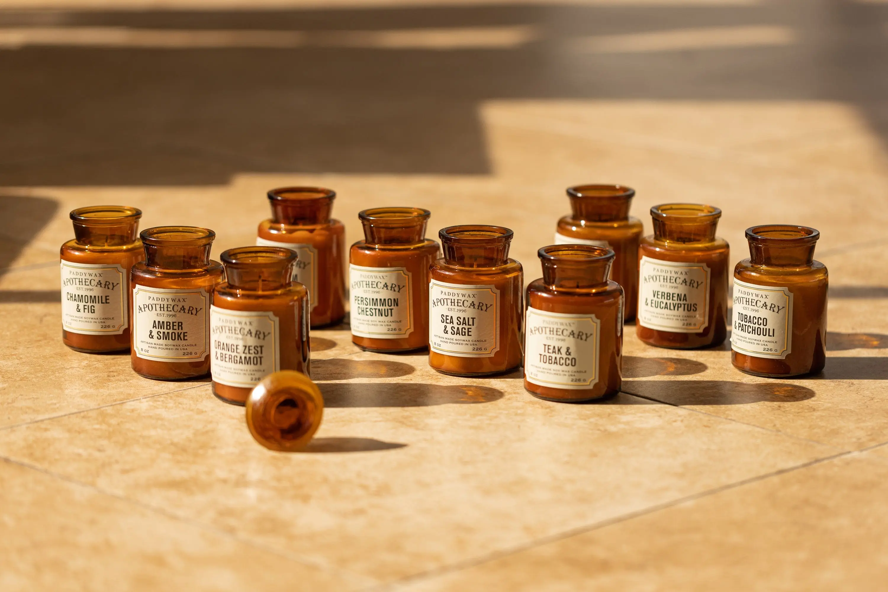 Teak & Tobacco - Apothecary 8 oz Candle - Image 3