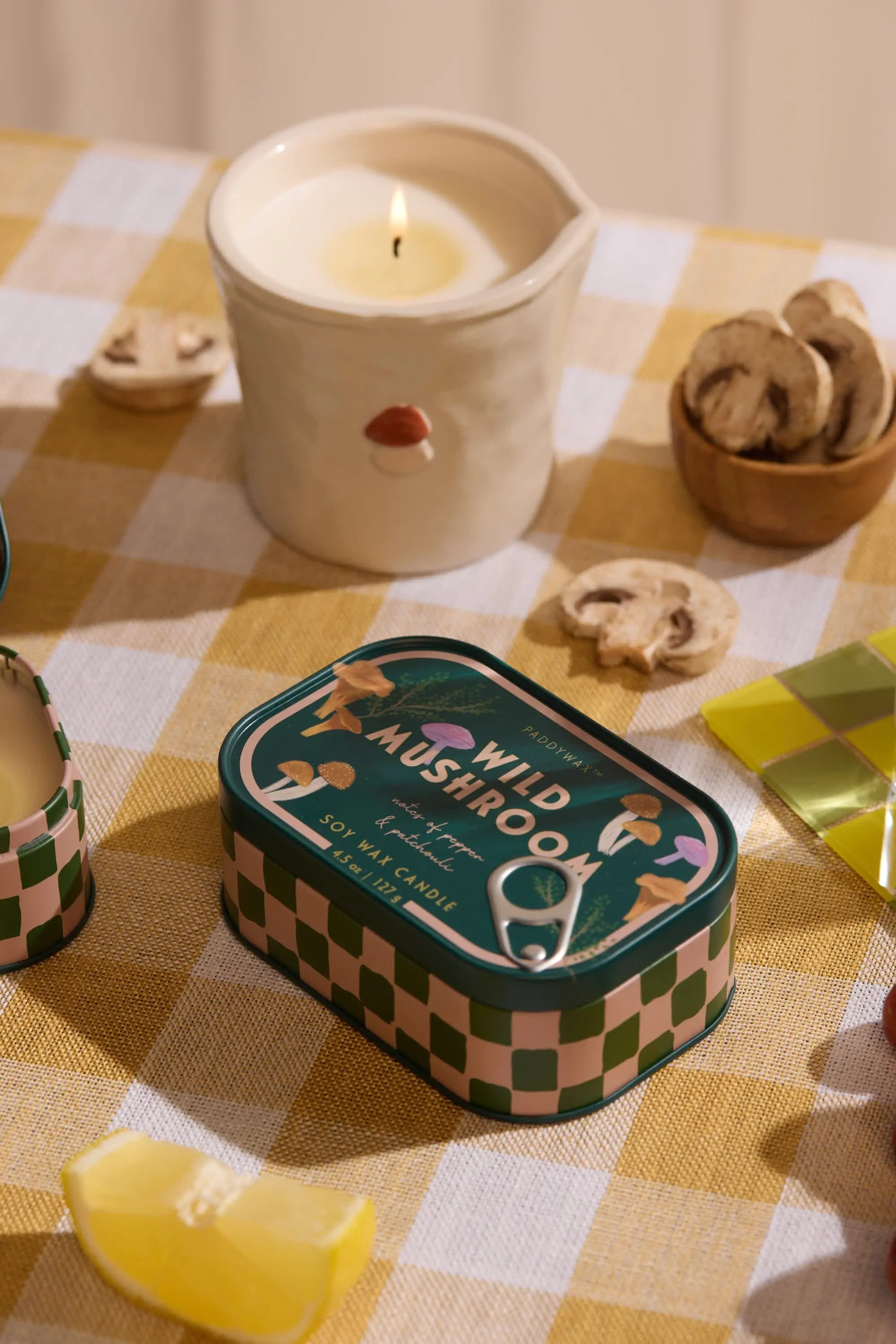 Wild Mushroom - Bistro 4.5 oz Tin Candle - Image 2