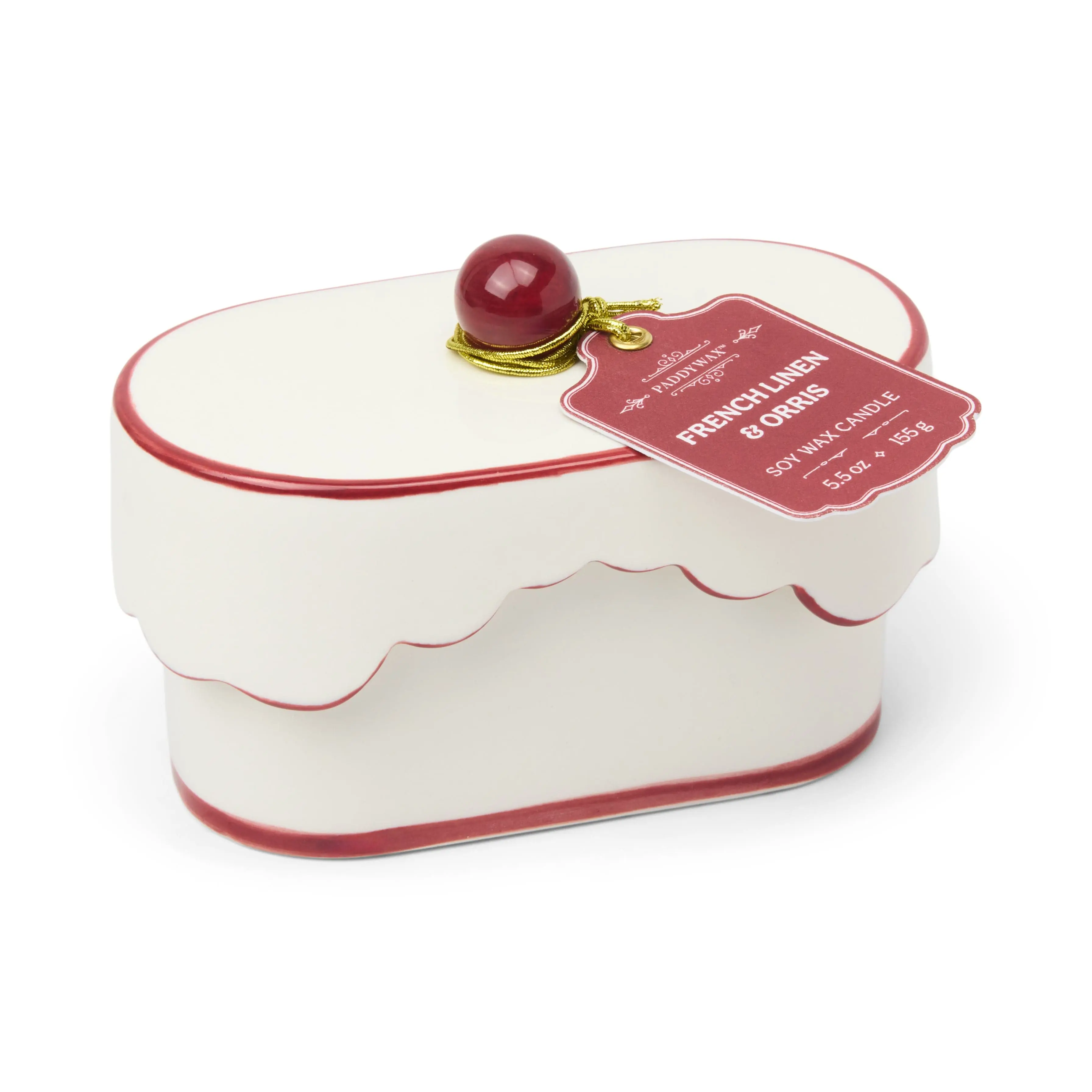 French Linen & Orris - Chérie 5.5 oz Ceramic Candle