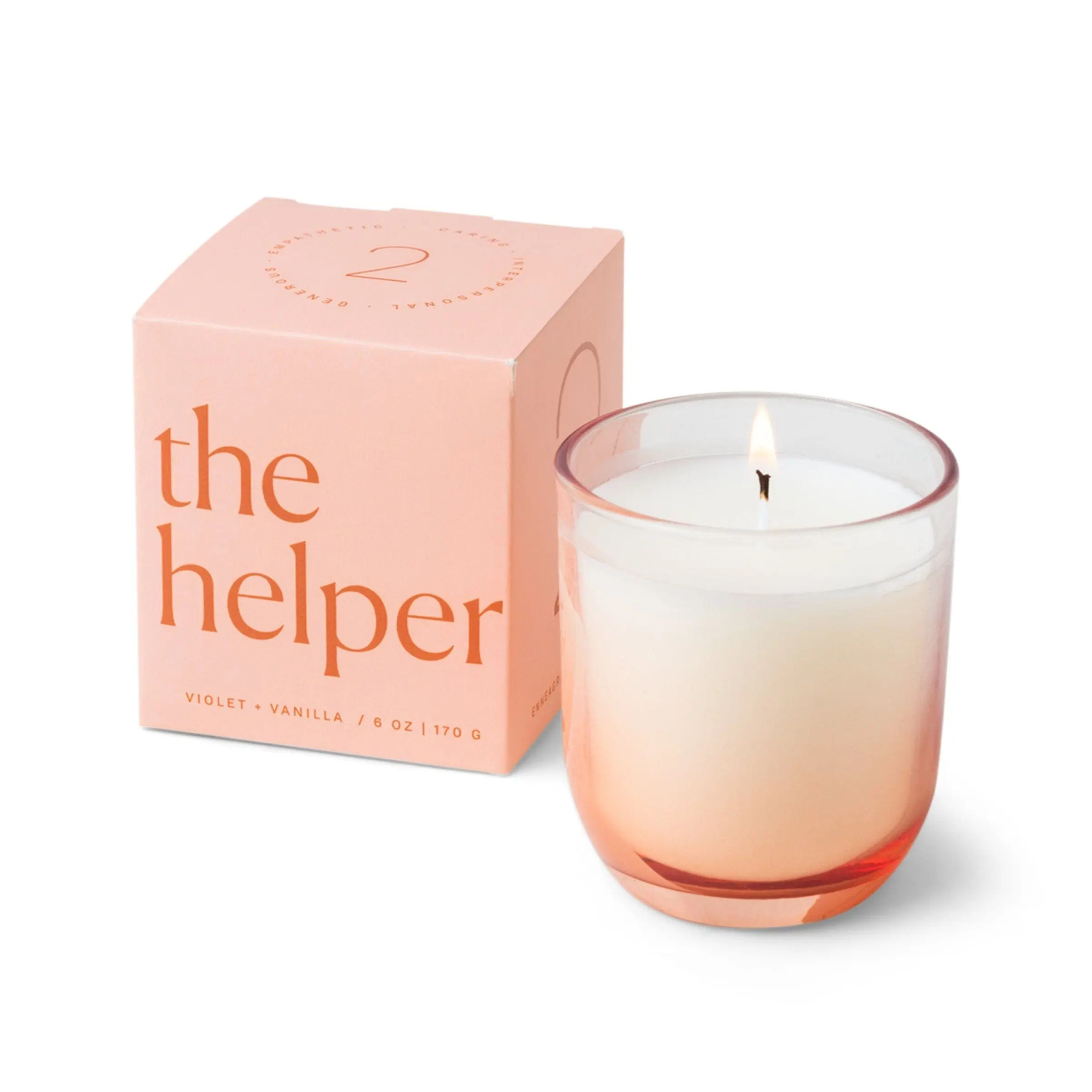Enneagram #2 Helper 5 oz Candle - Violet + Vanilla