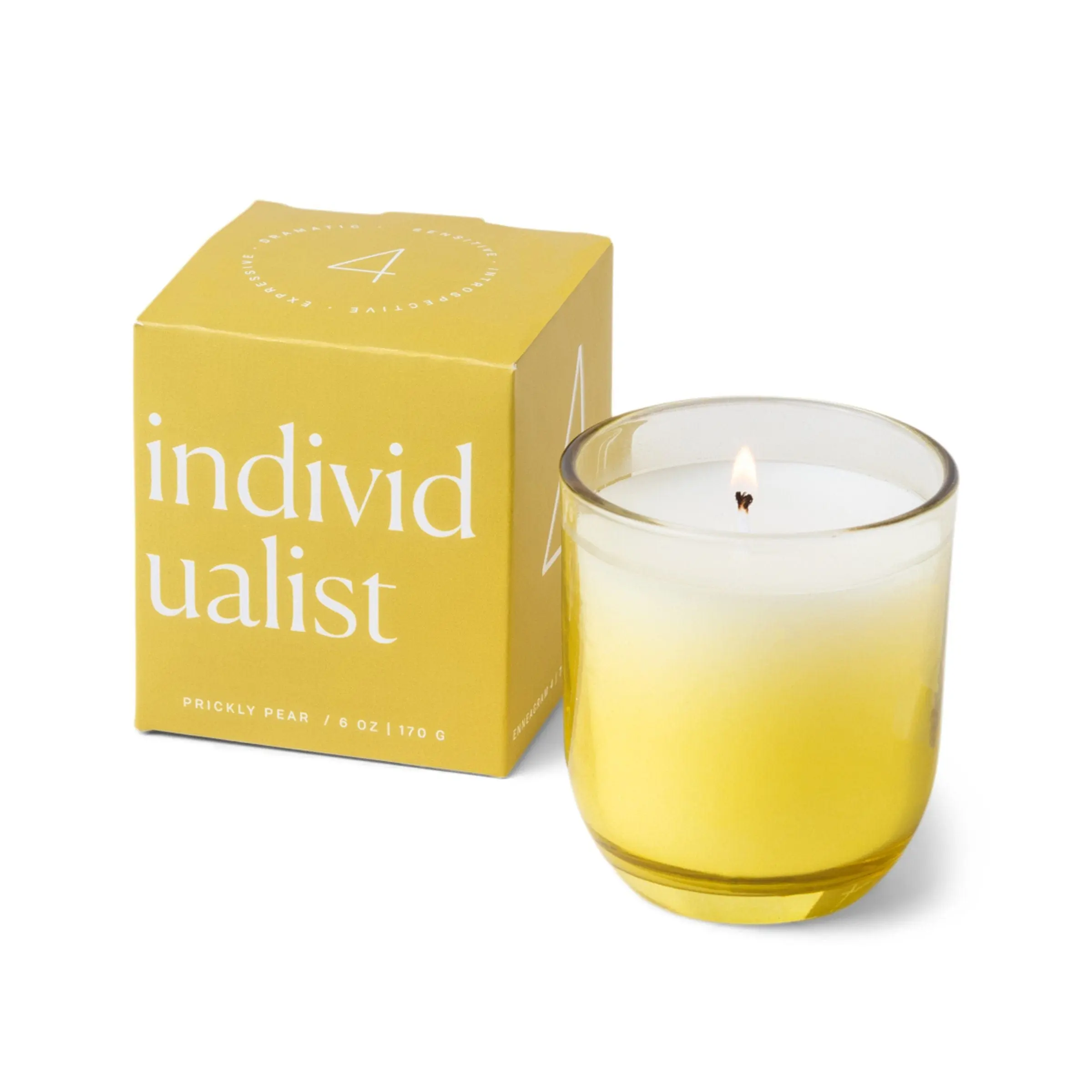Enneagram #4 Individualist 5 oz Candle - Prickly Pear