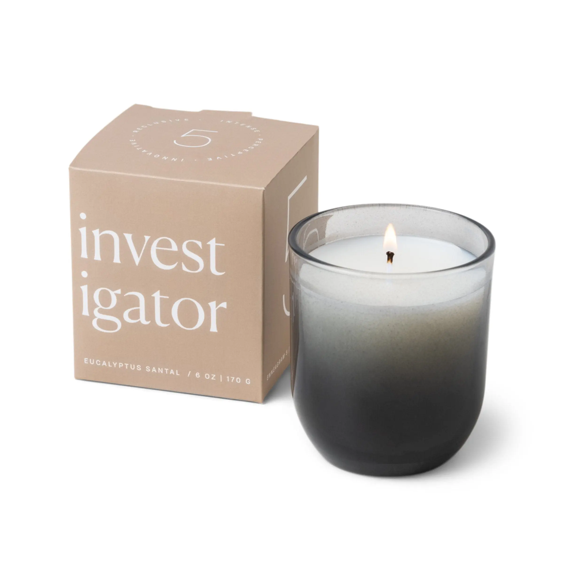 Enneagram #5 Investigator 5 oz Candle - Eucalyptus Santal