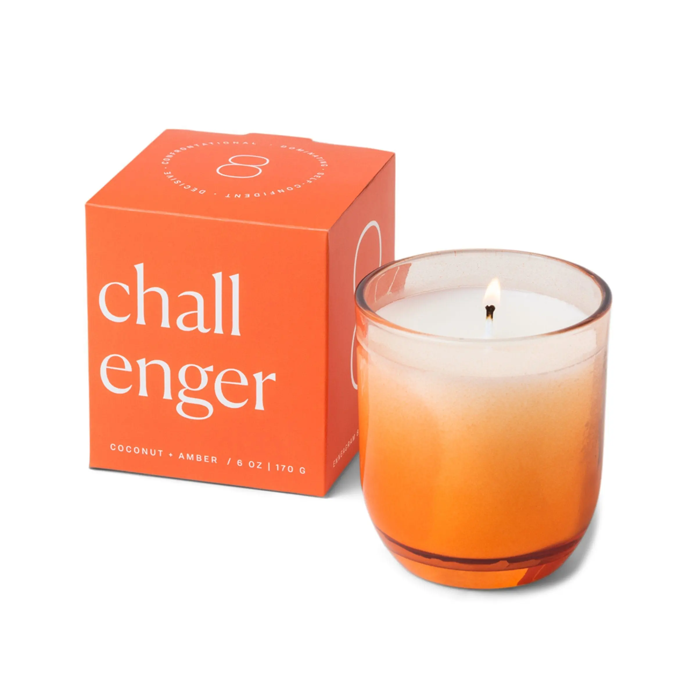 Enneagram #8 Challenger 5 oz Candle - Incense + Smoke