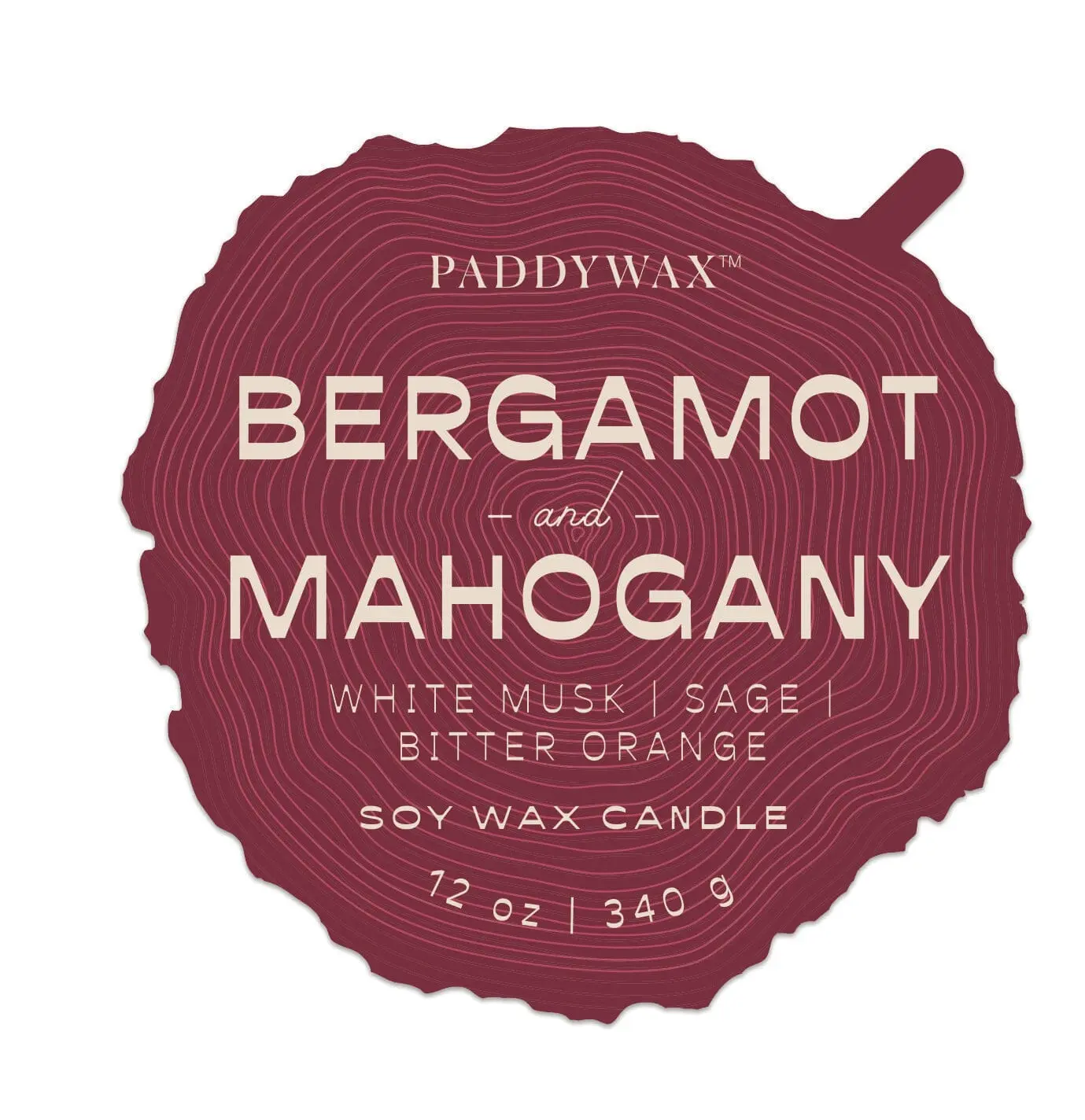 Bergamot & Mahogany - Grain 12 oz Candle - Image 3