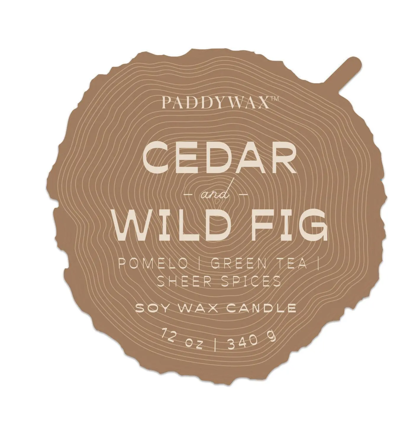 Wild Fig & Cedar - Grain 12 oz Candle - Image 3
