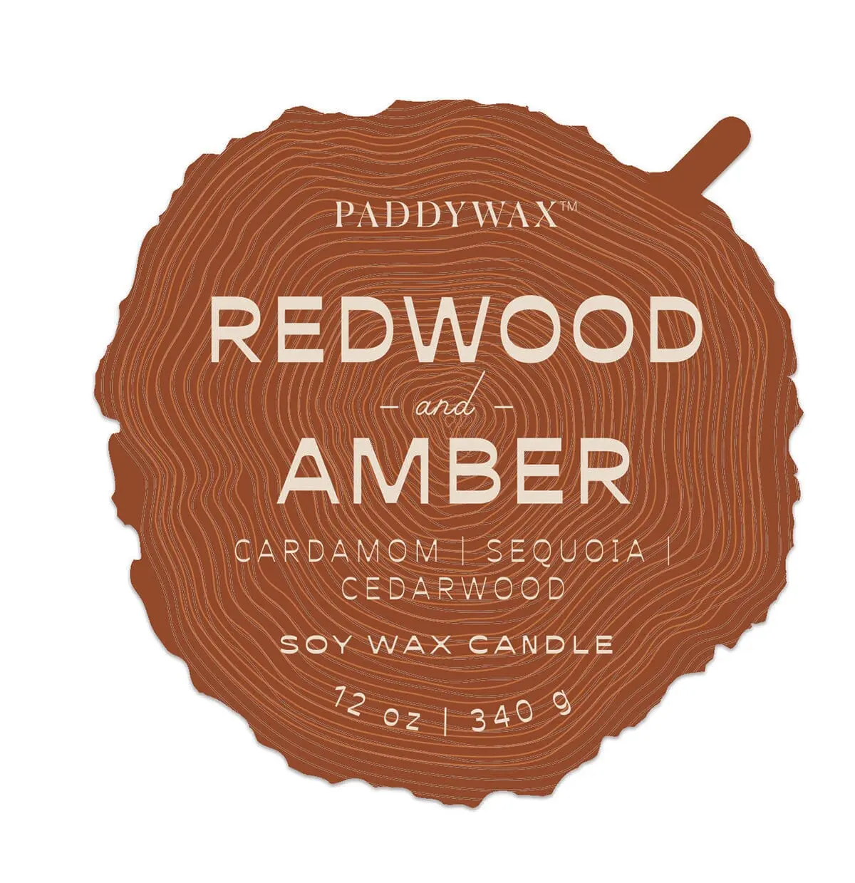 Redwood & Amber - Grain 12 oz Candle - Image 3