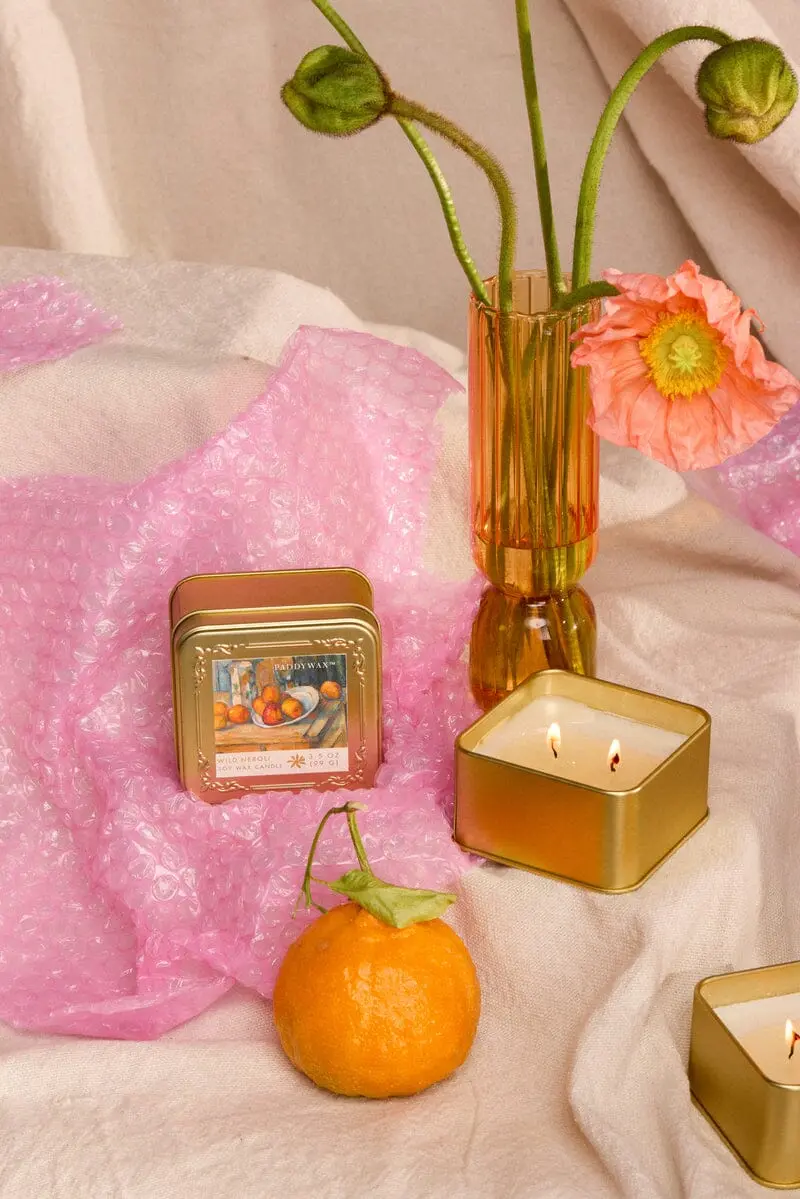 Cezanne Wild Neroli - Impressionist 3.5 oz Tin Candle - Image 2