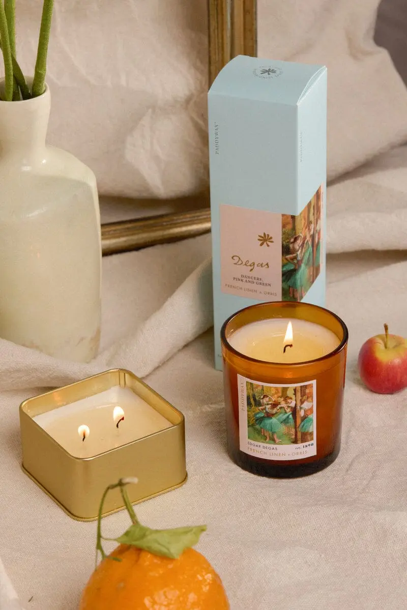 Degas French Linen + Orris - Impressionist 3.5 oz Tin Candle - Image 2