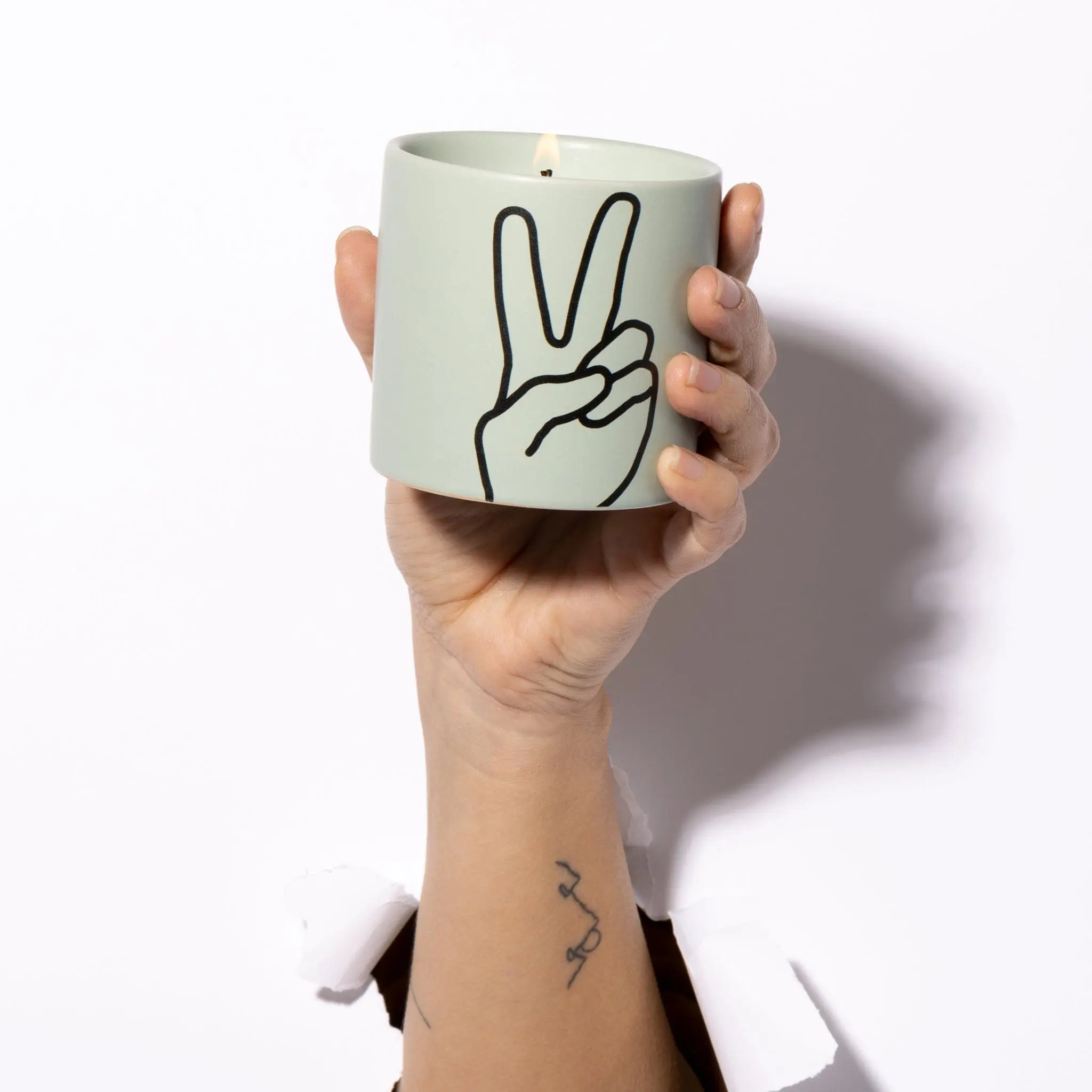 Lavender + Thyme "Peace" - Impressions 5.75 oz Candle - Image 3