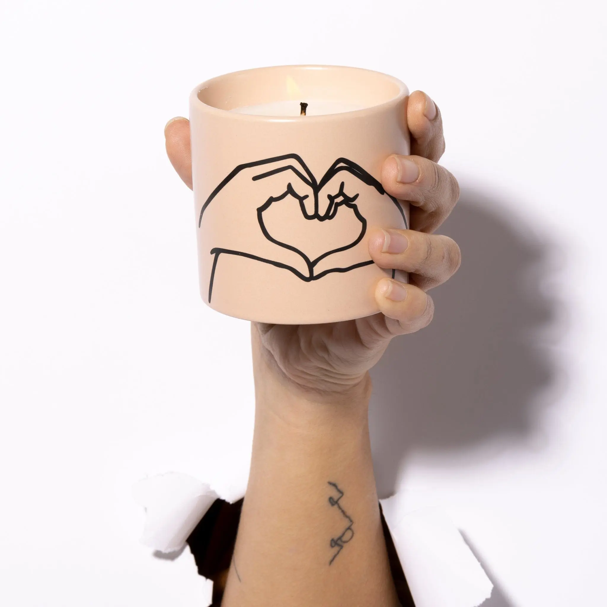 Tobacco + Vanilla "Love Ya" - Impressions 5.75 oz Candle - Image 3