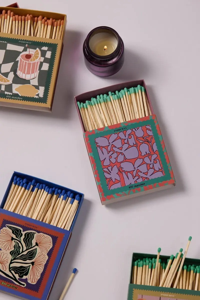 Abstract Floral - Teal Matches - Image 2