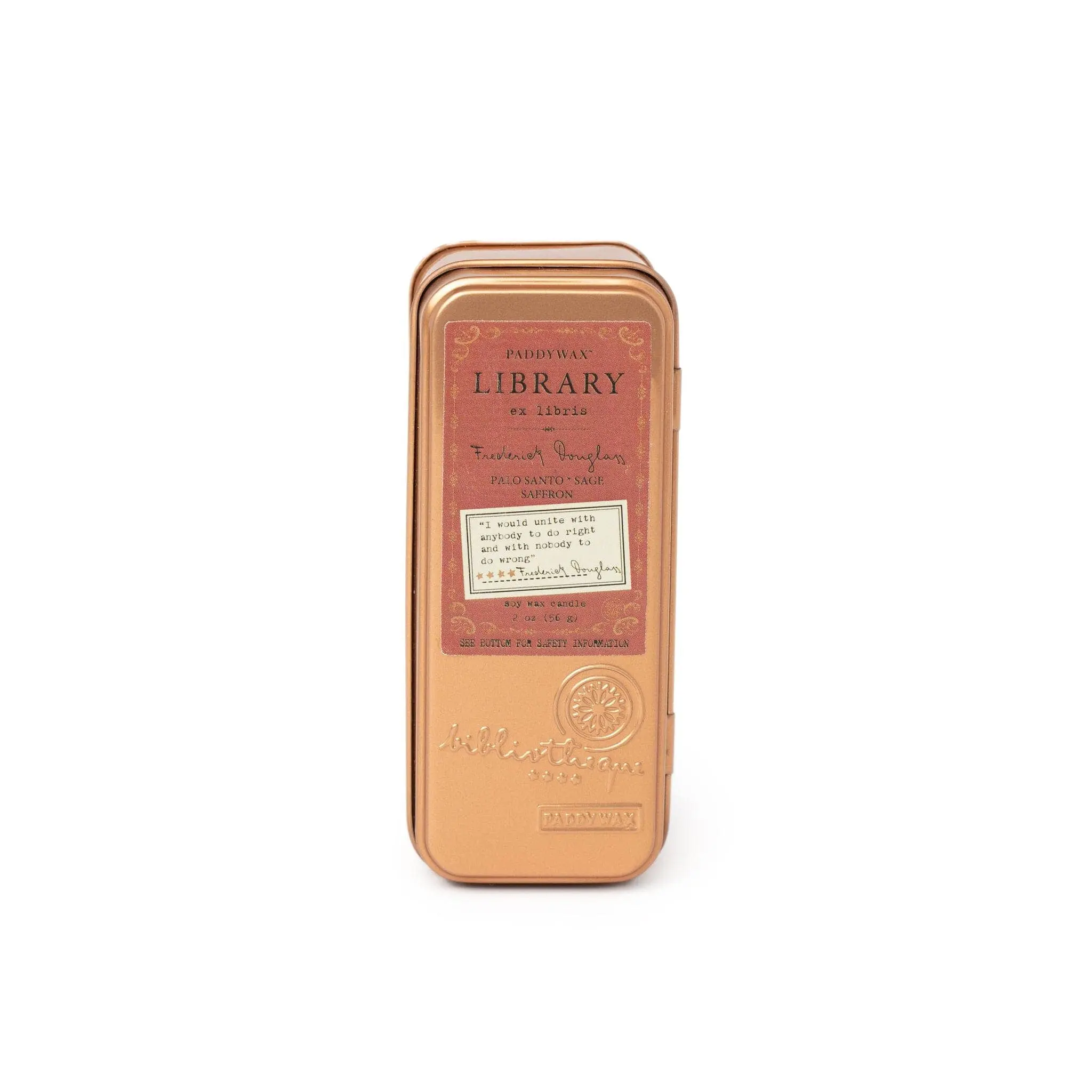 Frederick Douglass - Library Candle Tin 2 oz