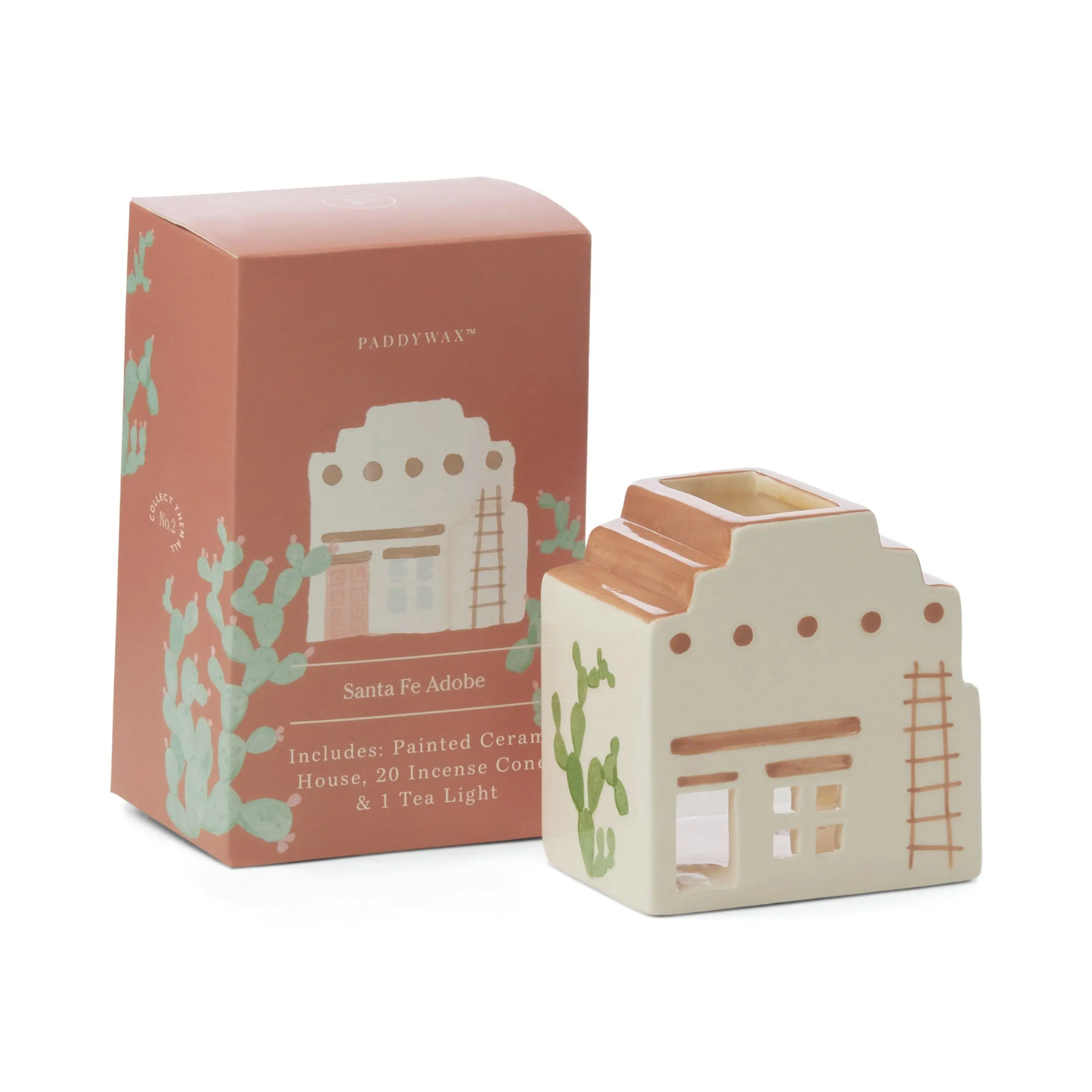 No. 03 The Santa Fe Adobe - Incense & Tea Light Holder
