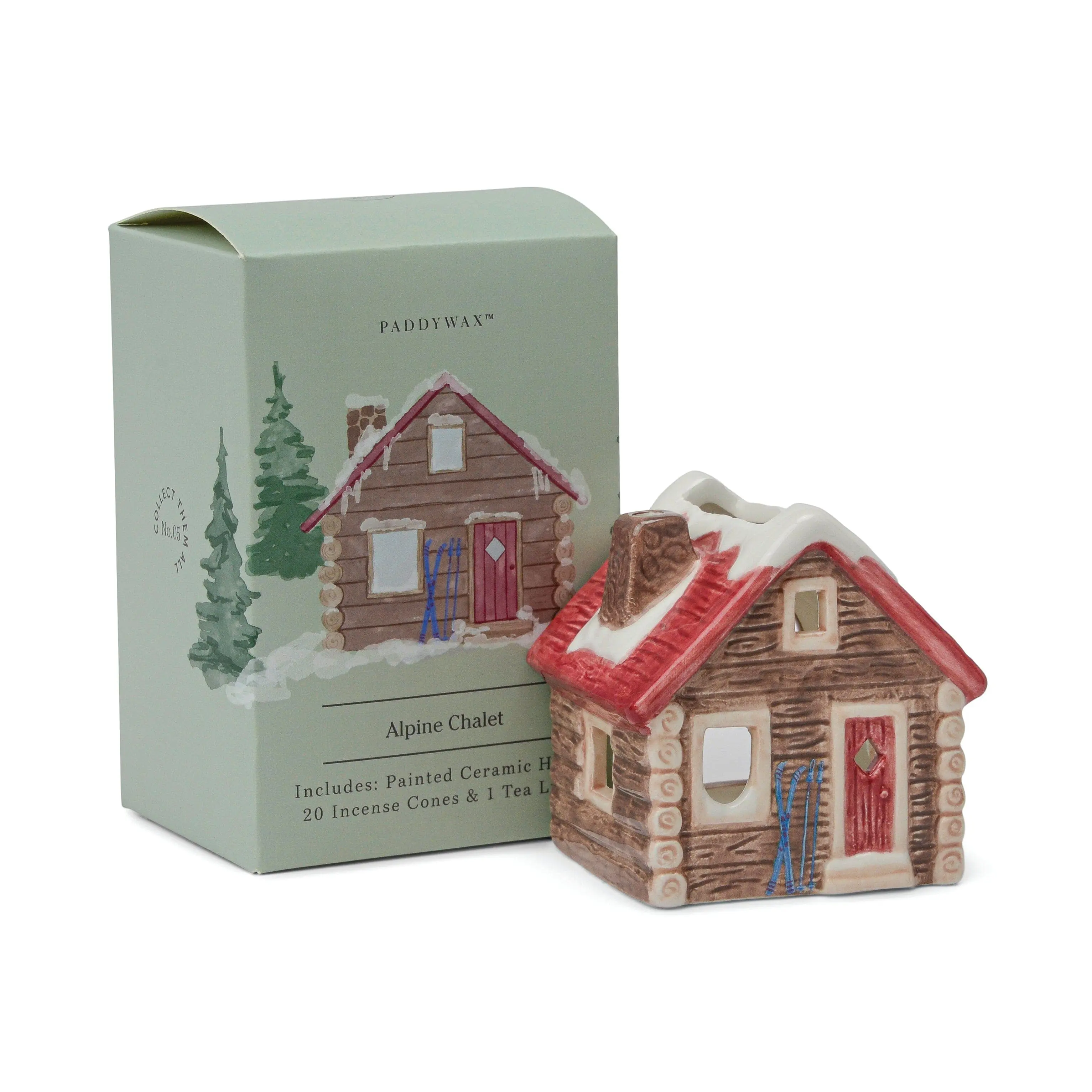 No. 05 The Alpine Chalet - Incense & Tea Light Holder