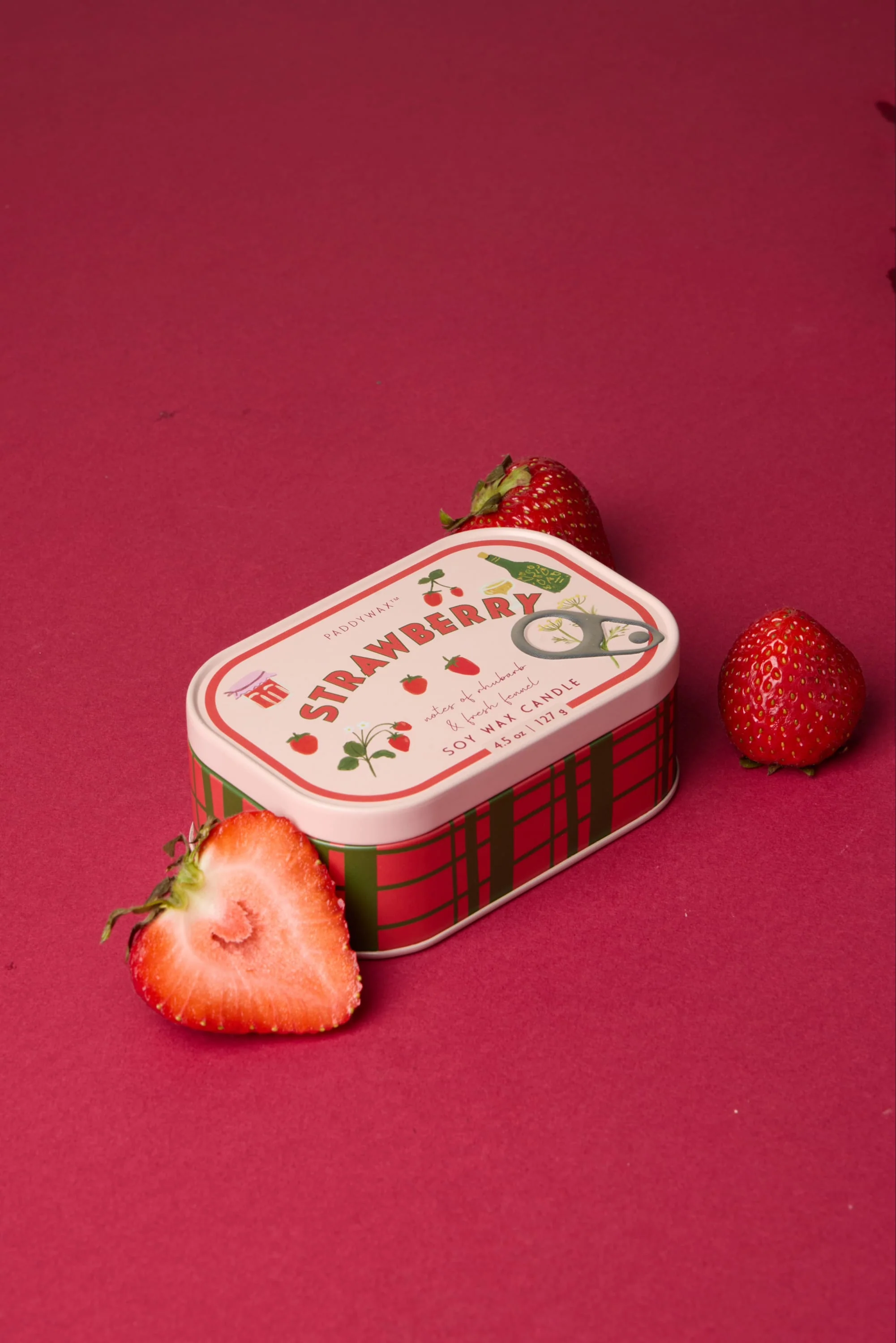 Strawberry - Bistro 4.5 oz Tin Candle - Image 2