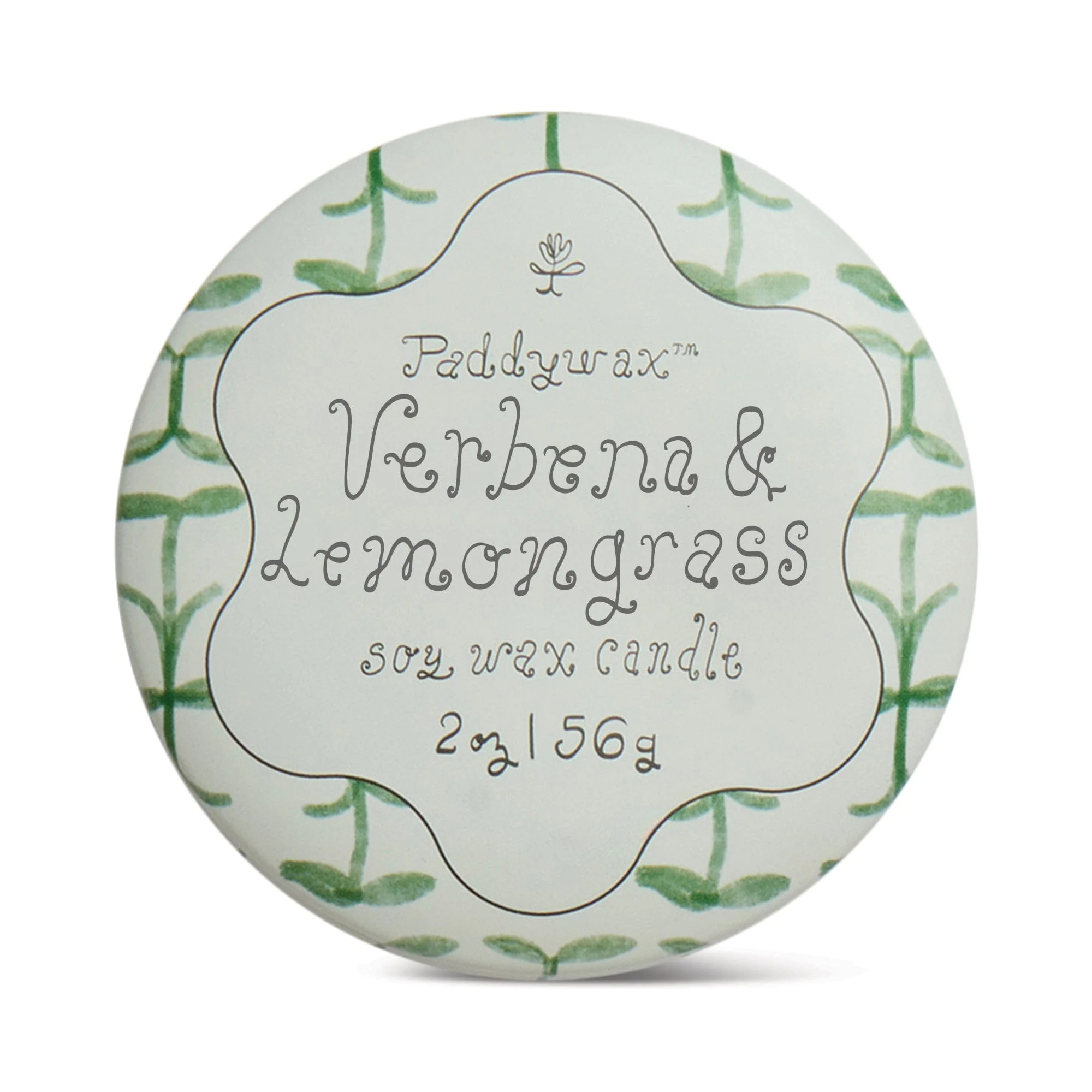 Verbena & Lemongrass - Tulip 2 oz Tin Candle - Image 4